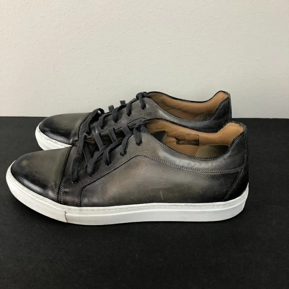 Scarpe Di Bianco Leather Sneakers Shoes